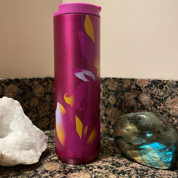 Starbucks Siren Ombré Spring Flower Stainless Steel 16oz Hot/Cold Tumbler NWT - Picture 4 of 7